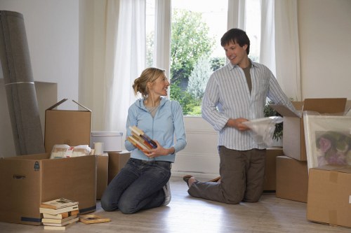 Commercial removals setup for an office move in Islington