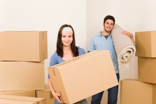 Small removal van used for residential and commercial moves in Islington