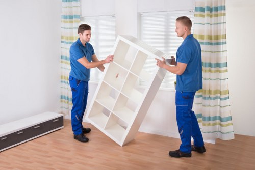 Local moving team navigating Islington street access
